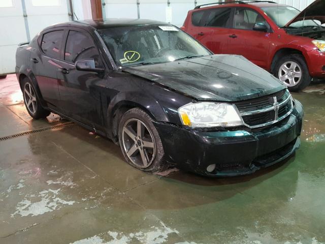 1B3LC56R38N102576 - 2008 DODGE AVENGER SX BLACK photo 1