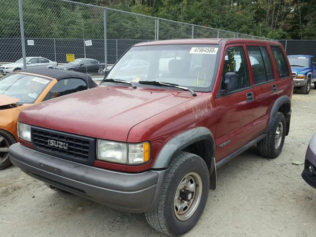 JACDJ58V4S7913624 - 1995 ISUZU TROOPER S BURGUNDY photo 2