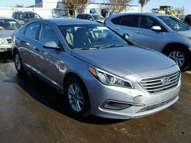 5NPE24AF7GH371616 - 2016 HYUNDAI SONATA SE GRAY photo 1