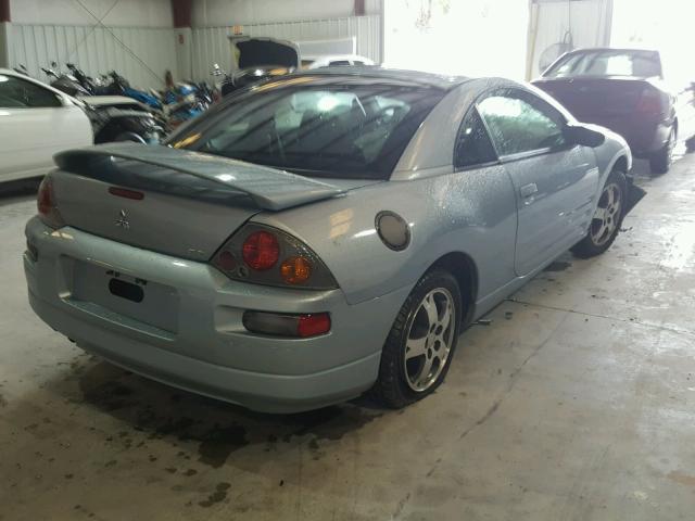 4A3AC44G43E105543 - 2003 MITSUBISHI ECLIPSE GS BLUE photo 4