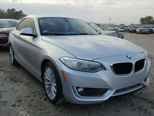 WBA1F5C51EV246490 - 2014 BMW 228 I SILVER photo 1