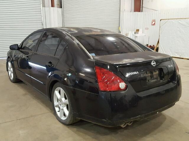 1N4BA41E16C857996 - 2006 NISSAN MAXIMA SE BLACK photo 3