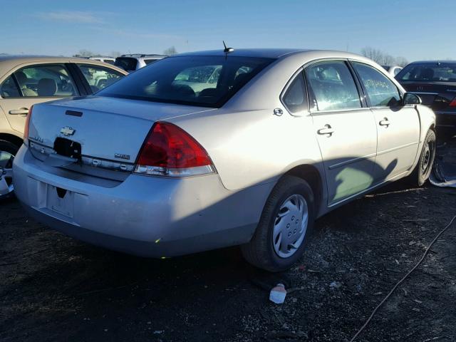 2G1WB58K779116540 - 2007 CHEVROLET IMPALA LS SILVER photo 4