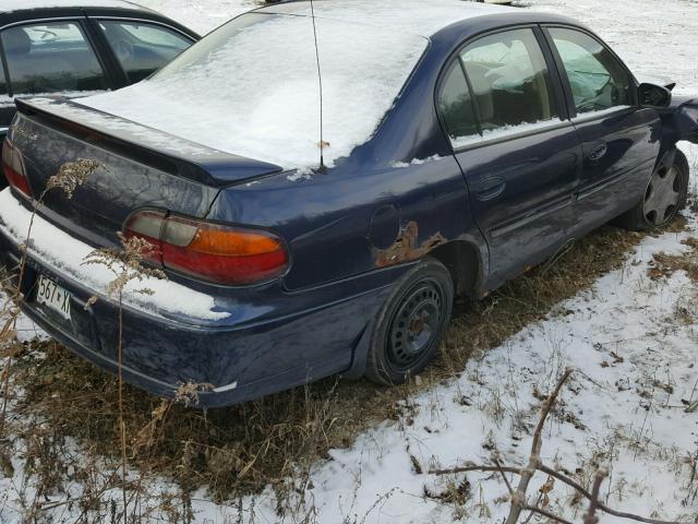 1G1NE52J7Y6330309 - 2000 CHEVROLET MALIBU LS 蓝色 照片 4