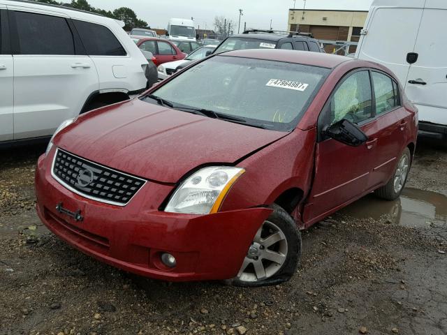 3N1AB61E78L758978 - 2008 NISSAN SENTRA 2.0 RED photo 2