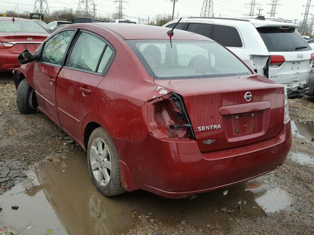 3N1AB61E78L758978 - 2008 NISSAN SENTRA 2.0 RED photo 3