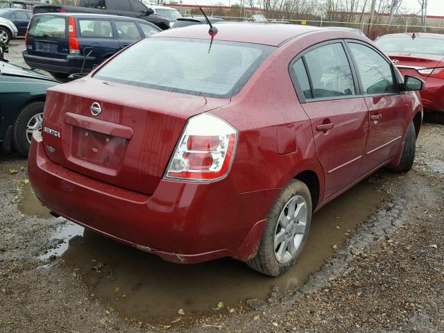 3N1AB61E78L758978 - 2008 NISSAN SENTRA 2.0 RED photo 4