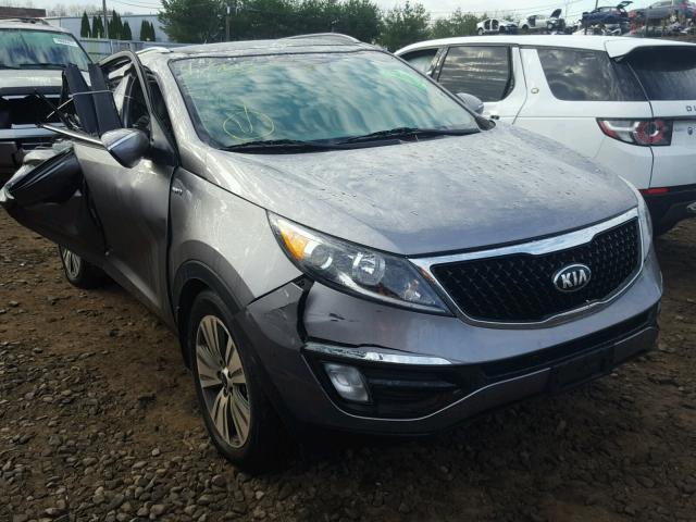 KNDPCCAC1F7691538 - 2015 KIA SPORTAGE E SILVER photo 1