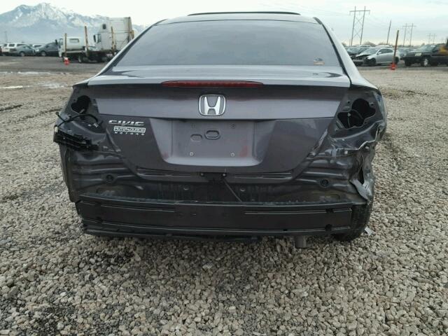 2HGFG3B89EH517649 - 2014 HONDA CIVIC EX GRAY photo 9