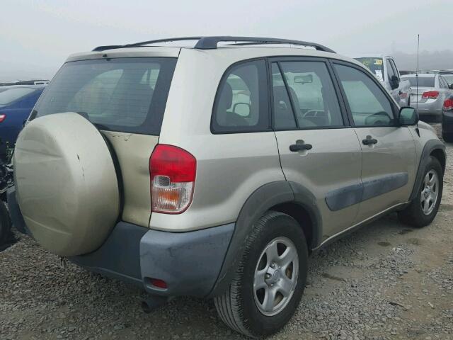 JTEGH20V310032937 - 2001 TOYOTA RAV4 BEIGE photo 4