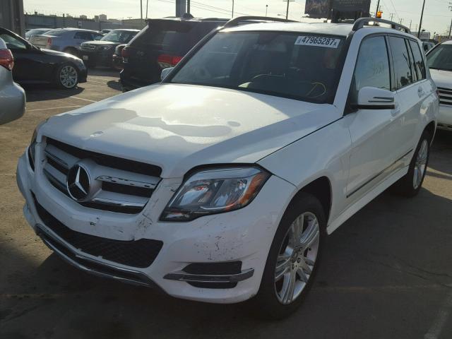 WDCGG5HB6EG240904 - 2014 MERCEDES-BENZ GLK 350 WHITE photo 2