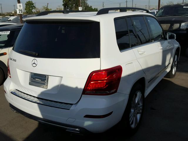 WDCGG5HB6EG240904 - 2014 MERCEDES-BENZ GLK 350 WHITE photo 4