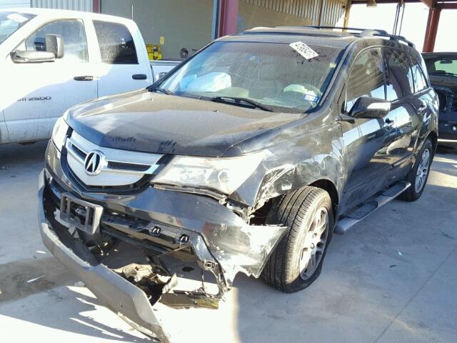 2HNYD28328H512832 - 2008 ACURA MDX TECHNO BLACK photo 2