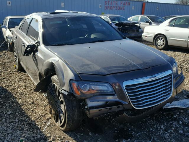 2C3CCABT8DH739138 - 2013 CHRYSLER 300 V6 GRAY photo 1