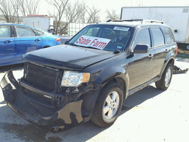 1FMCU0DG3AKC24549 - 2010 FORD ESCAPE XLT BLACK photo 2