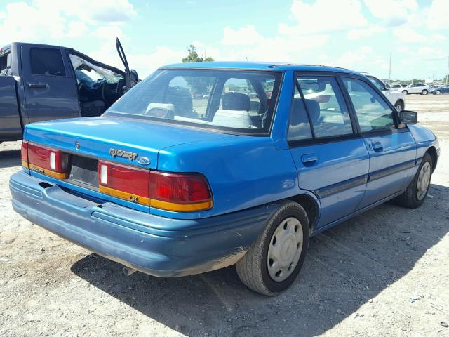 3FARP13JXRR152061 - 1994 FORD ESCORT LX BLUE photo 4