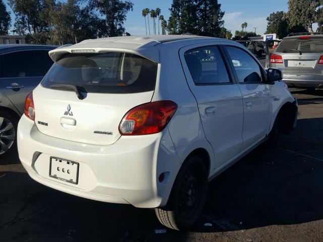 ML32A3HJ2FH045197 - 2015 MITSUBISHI MIRAGE DE WHITE photo 4