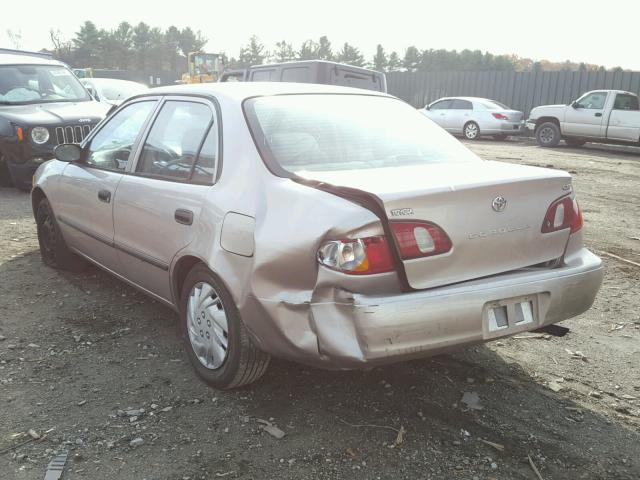 2T1BR12E3XC134465 - 1999 TOYOTA COROLLA VE GOLD photo 3