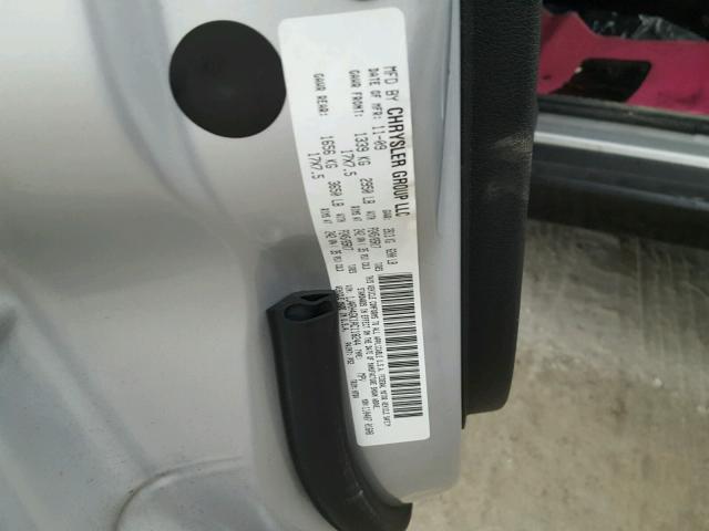 1J4RH4GK1AC118244 - 2010 JEEP COMMANDER ვერცხლისფერი ფოტო 10