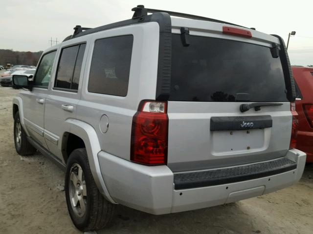 1J4RH4GK1AC118244 - 2010 JEEP COMMANDER SILVER photo 3