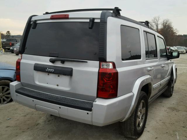 1J4RH4GK1AC118244 - 2010 JEEP COMMANDER ვერცხლისფერი ფოტო 4