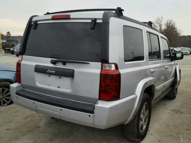 1J4RH4GK1AC118244 - 2010 JEEP COMMANDER SILVER photo 4