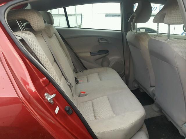 JHMZE2H59AS026024 - 2010 HONDA INSIGHT LX RED photo 6