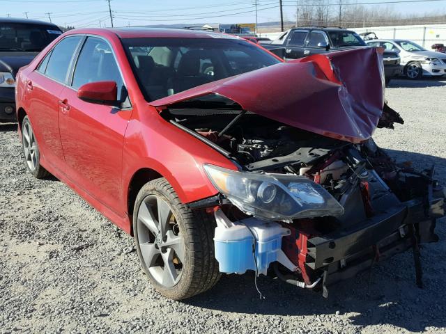 4T1BF1FK3CU635261 - 2012 TOYOTA CAMRY BASE RED photo 1