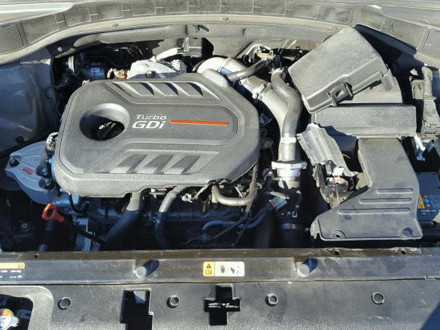 5XYZW4LA4HG502212 - 2017 HYUNDAI SANTA FE S SILVER photo 7