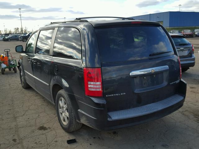 2A8HR54199R594592 - 2009 CHRYSLER TOWN & COU BLACK photo 3