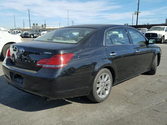 4T1BK36B28U293168 - 2008 TOYOTA AVALON XL BLACK photo 4