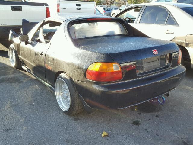 JHMEG2176RS000044 - 1994 HONDA CIVIC DEL BLACK photo 3