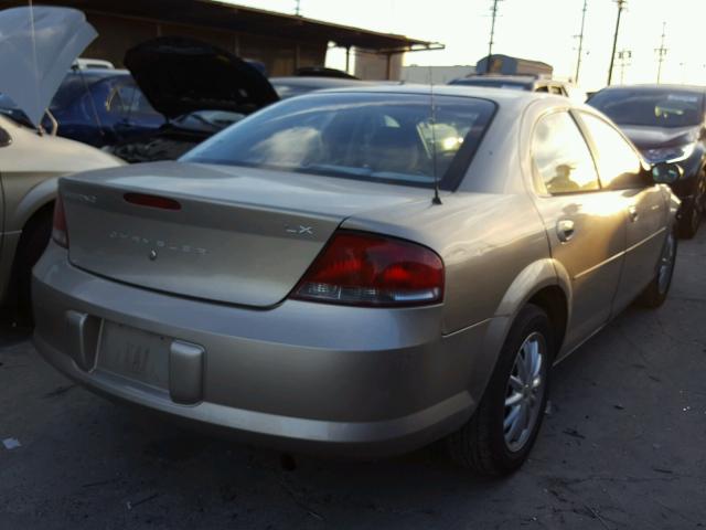 1C3EL46X03N514953 - 2003 CHRYSLER SEBRING LX BEIGE photo 4