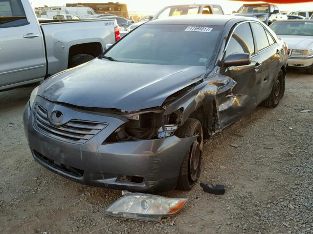 4T1BE46K98U756923 - 2008 TOYOTA CAMRY CE CHARCOAL photo 2