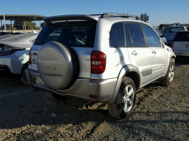 JTEGD20V150095391 - 2005 TOYOTA RAV4 SILVER photo 4