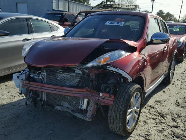 JN8AF5MR8DT200223 - 2013 NISSAN JUKE S RED photo 2