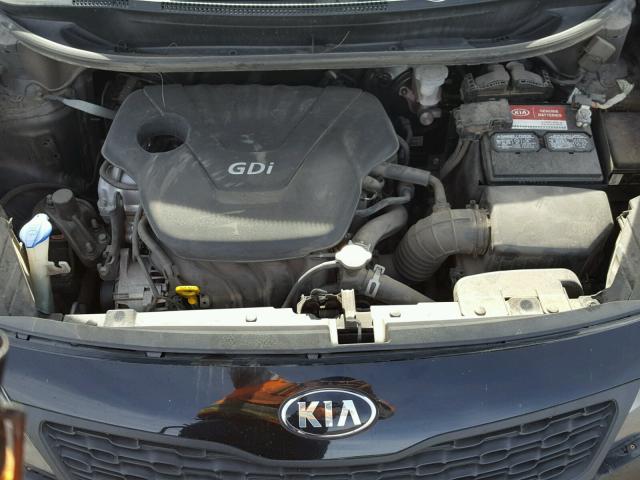 KNADM4A35F6464524 - 2015 KIA RIO LX BLACK photo 7