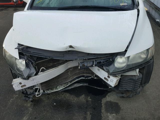 2HGFA1F59BH533125 - 2011 HONDA CIVIC LX WHITE photo 9