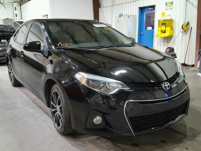 5YFBURHE0FP352401 - 2015 TOYOTA COROLLA L BLACK photo 1