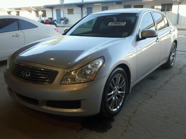 JNKBV61E38M206715 - 2008 INFINITI G35 SILVER photo 2