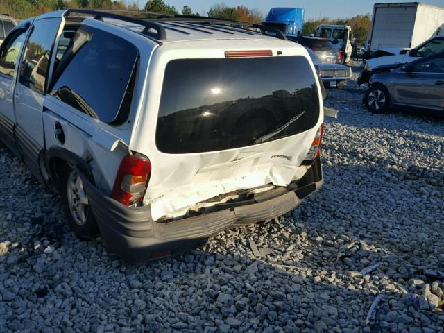 1GMDX03EXYD157457 - 2000 PONTIAC MONTANA WHITE photo 9