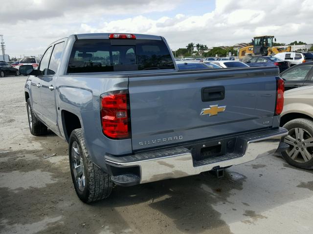 3GCPCSEC3FG366351 - 2015 CHEVROLET SILVERADO BLUE photo 3