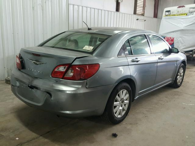 1C3LC46K78N188734 - 2008 CHRYSLER SEBRING LX BLUE photo 4