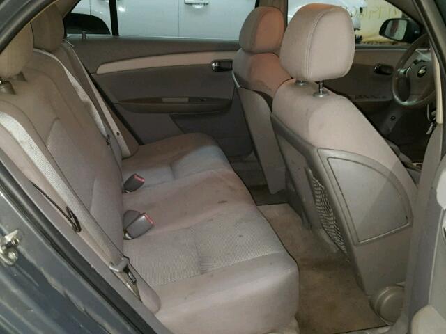 1G1ZH57B894230467 - 2009 CHEVROLET MALIBU 1LT GRAY photo 6
