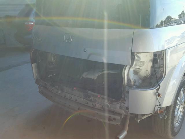 5J6YH18766L007524 - 2006 HONDA ELEMENT EX GRAY photo 9