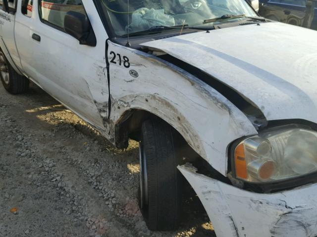 1N6DD26T84C424420 - 2004 NISSAN FRONTIER K WHITE photo 9