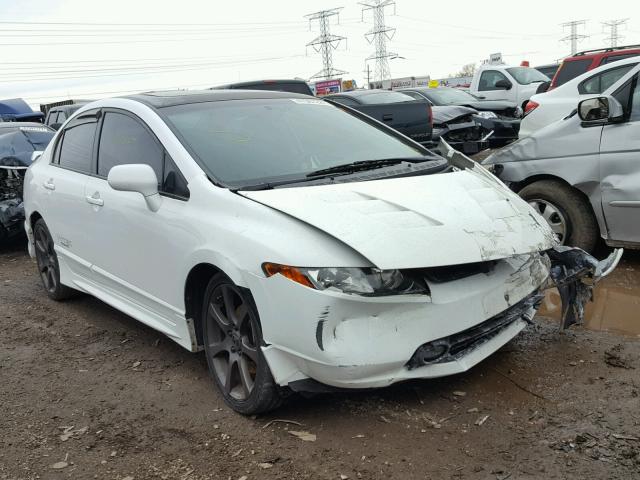 2HGFA55588H712399 - 2008 HONDA CIVIC SI WHITE photo 1