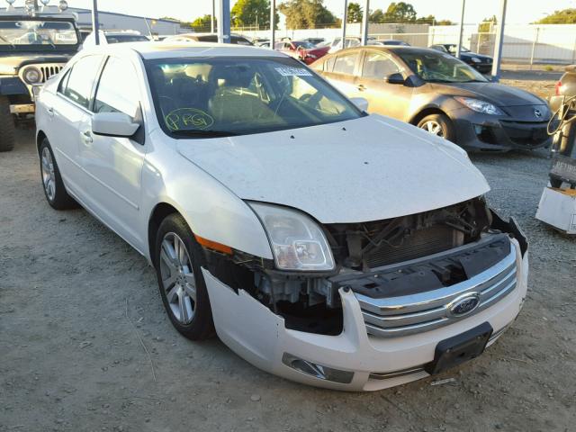 3FAHP021X8R132317 - 2008 FORD FUSION SEL WHITE photo 1