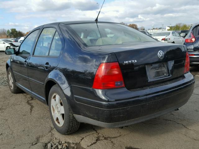 3VWSB69M02M149565 - 2002 VOLKSWAGEN JETTA GLS BLACK photo 3