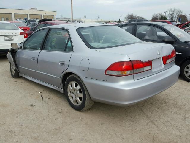 1HGCG56632A014183 - 2002 HONDA ACCORD EX SILVER photo 3